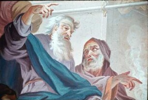 Moses salbt Aaron zum Hohepriester