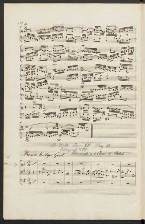 Komm heiliger Geist Herre Gott; org; BWV 652