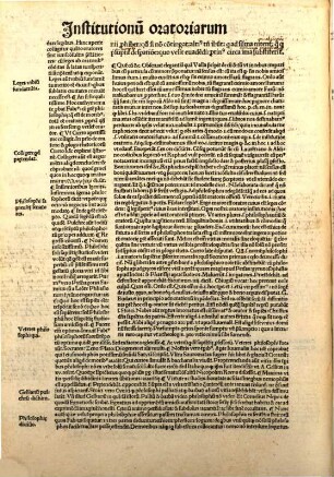 Oratoriarum institutionum libri duodecim
