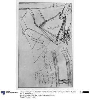 Tambourbandelier und Säbeltasche vom Dragonerregiment Bayreuth