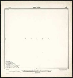 Meßtischblatt 2901 : Gollor- Mühle, 1926 : Gollor- Mühle. - Aufn. 1884, einz. Nachtr. 1926. - 1:25000. - [Berlin]: Reichsamt für Landesaufnahme, 1926. - 1 Kt.