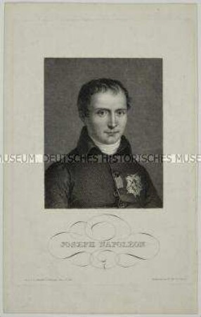 Brustbildnis des Joseph Bonaparte, dem ältesten Bruder Napoleons - aus der Folge 'Zeitgenossen' (Blatt Nr. 115, V. Jahrg.)