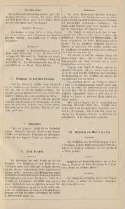 IV. Darstellung von chemischen Producten.