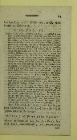Die koeniglich Preußischen Staaten