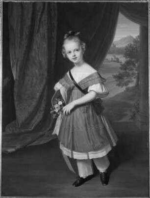 Mädchen mit Blumenkorb, Prinzessin Elisabeth von Sachsen
