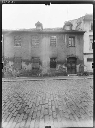Plauen, Nobelstraße 1. Wohnhaus. Straßenfront