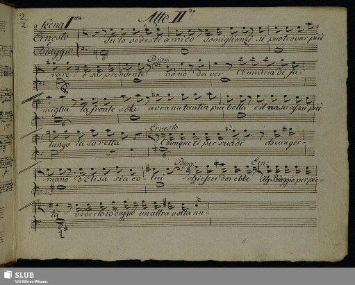 Recitativo: Tu lo vedesti amico