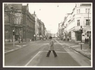Kreuzung Bismarckstraße - Paulinenstraße. Detmold. Paulinenstraße