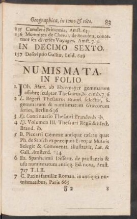 Numismata