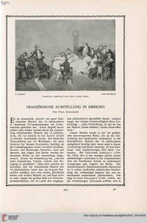 29: Französische Ausstellung in Dresden