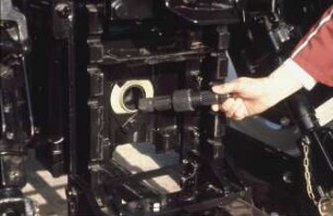 Fotografie: Traktor, Antriebs- und Anbausystem, Zapfwelle