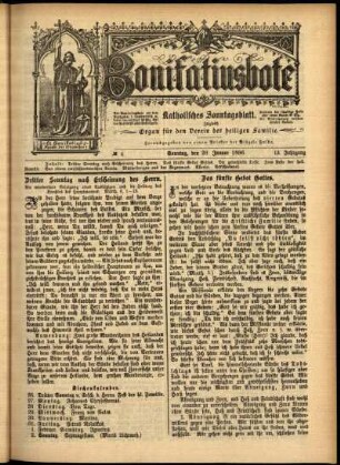 Ausgabe vom Sonntag, den 26. Januar 1896.