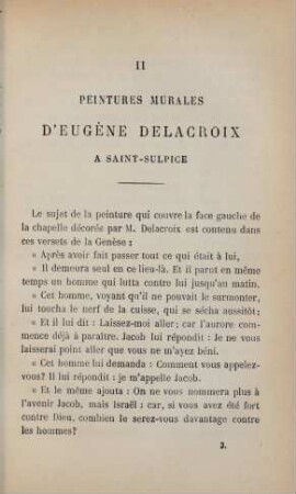 II. Peintures murales d'Eugène Delacroix à Saint-Sulpice