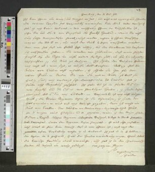 Brief an August von Kotzebue