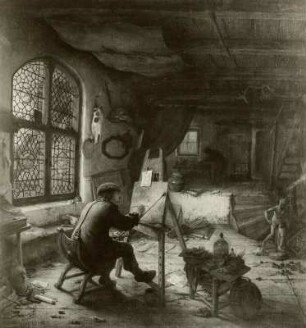 Der Maler in seiner Werkstatt