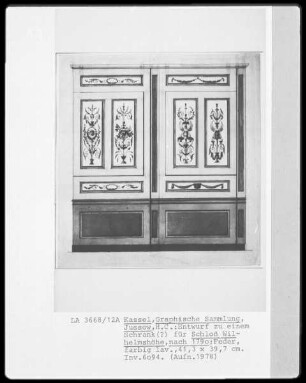 Kassel & Schloß Wilhelmshöhe & Schrank (?)