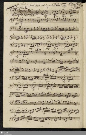 606. Finale Quartetto: Numi che in canto è questo / Anfossi, P.