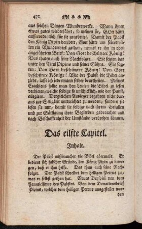 Das eilfte Capitel.