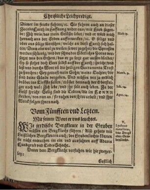 Vom Fünfften und Letzten