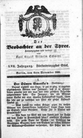 45. Stück, 8. November 1858