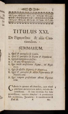 1-44, Titulus XXI.-XXV.