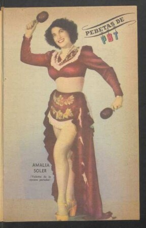 Amalia Soler (vedette de la escena porteña) - [Fotografía] : Pebetas de PBT