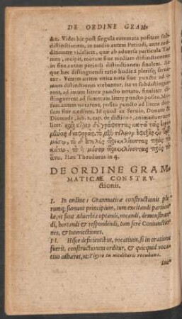 De Ordine Grammaticae Constructionis.