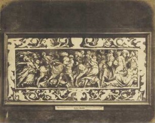 Fries aus Majolika, von Polidoro Caravaggio