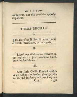 Theses Miscellae.