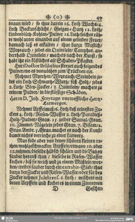 Herrn D. Joh. Freytags vortreffliche Hertz-Latwergen