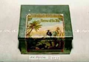 Blechdose für "NEW EGYPTIAN CIGARETTES. Flower of the Nile."