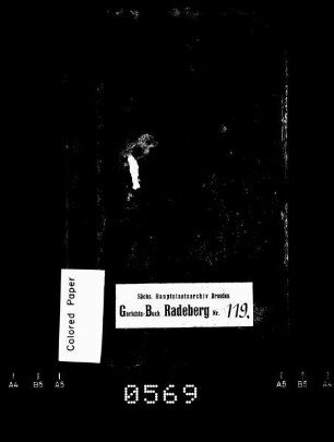 Gerichtshandelsbuch von Grünberg (bei Radeberg)