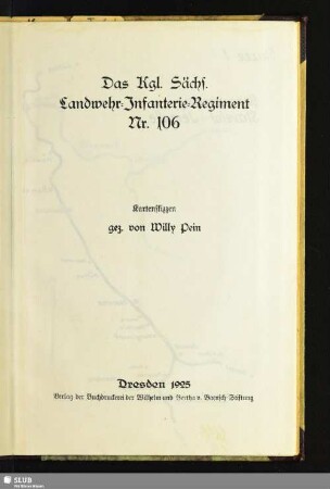 Kartenskizzen von Willy Pein