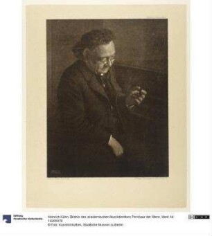 Bildnis des akademischen Musikdirektors Pembaur der Ältere