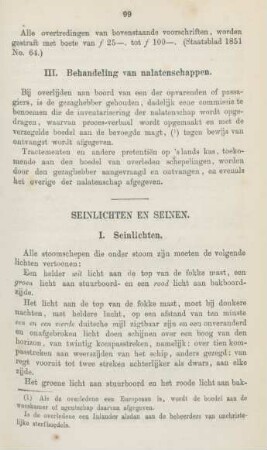 Seinlichten en seinen
