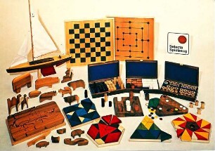 Werbeblatt des Spielwarenherstellers "Selecta Spielzeug"
