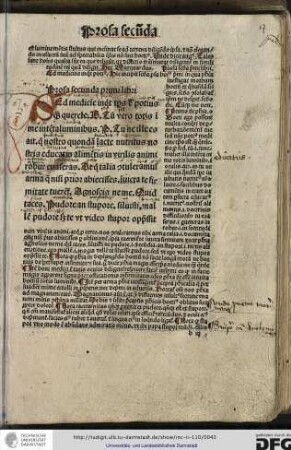 Prosa secunda primi libri