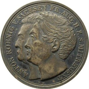 König Anton - Mitregentschaft von Prinz Friedrich August