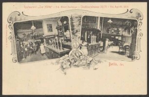 Ansichtskarte Restaurant "Zur Hütte", Skalitzer Straße 30-31 [1/3]