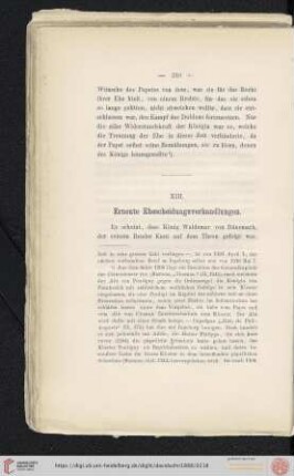 XIII. Erneute Ehescheidungsverhandlungen