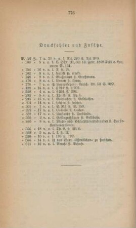 Druckfehler und Zusätze
