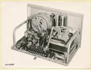 10-kW-UKW-Rundfunksender Typ Nr. G 506, Schrank 3 Netzgerät Rückseite, Foto 1954