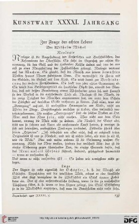 Zur Frage des echten Lebens