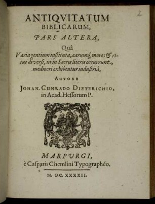 2: Antiquitatum Biblicarum Pars. 2