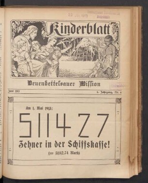 Nr. 6. Juni 1913