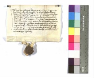 Arnolt von Seckendorf gegen Ulrich von Hohenlohe: Schuldleistung; Siegel: Arnolt von Seckendorf.