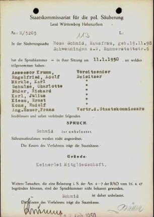 Schmid, Rosa