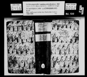 Lagerbuch über Böckingen (Kopie von 1764), mit Namensregister
