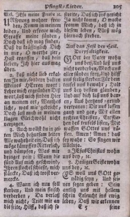 Auf das Fest der Heil. Dreyfaltigkeit.