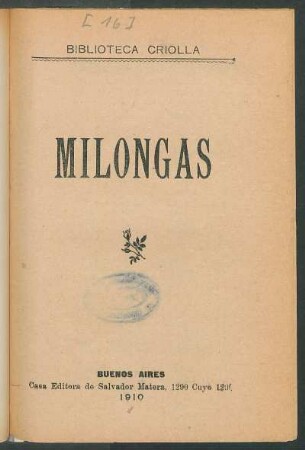 Milongas
